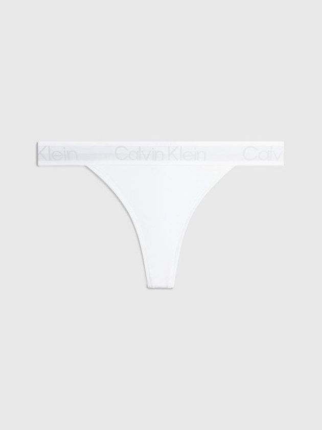 Calvin Klein USA Modern Structure Womens Thong White 1453962-MH